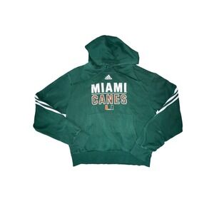 Adidas Miami Hurricanes Hoodie Size Small